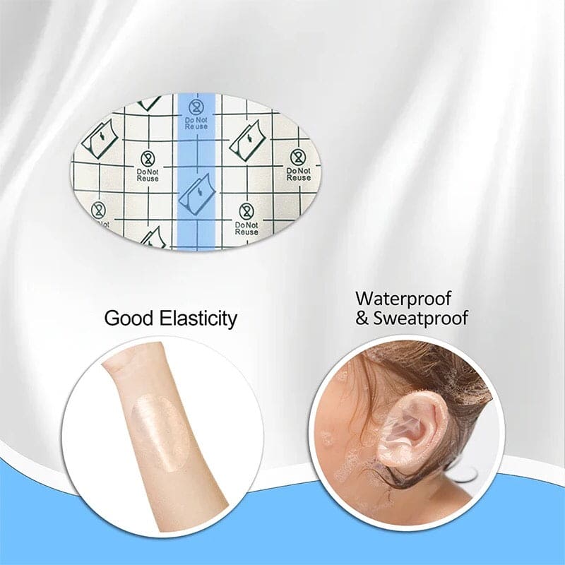 Set of 30 Disposable Waterproof Baby Ear Protector, Swimming Cover Caps, Salon Hair Dressing Dye Water Shampoo Shower Ear Care Cover, Waterproof Ear Muff Set of 30 Disposable Waterproof Baby Ear Protector, Swimming Cover Caps, Salon Hair Dressing Dye Water Shampoo Shower Ear Care Cover, Waterproof Ear Muff
